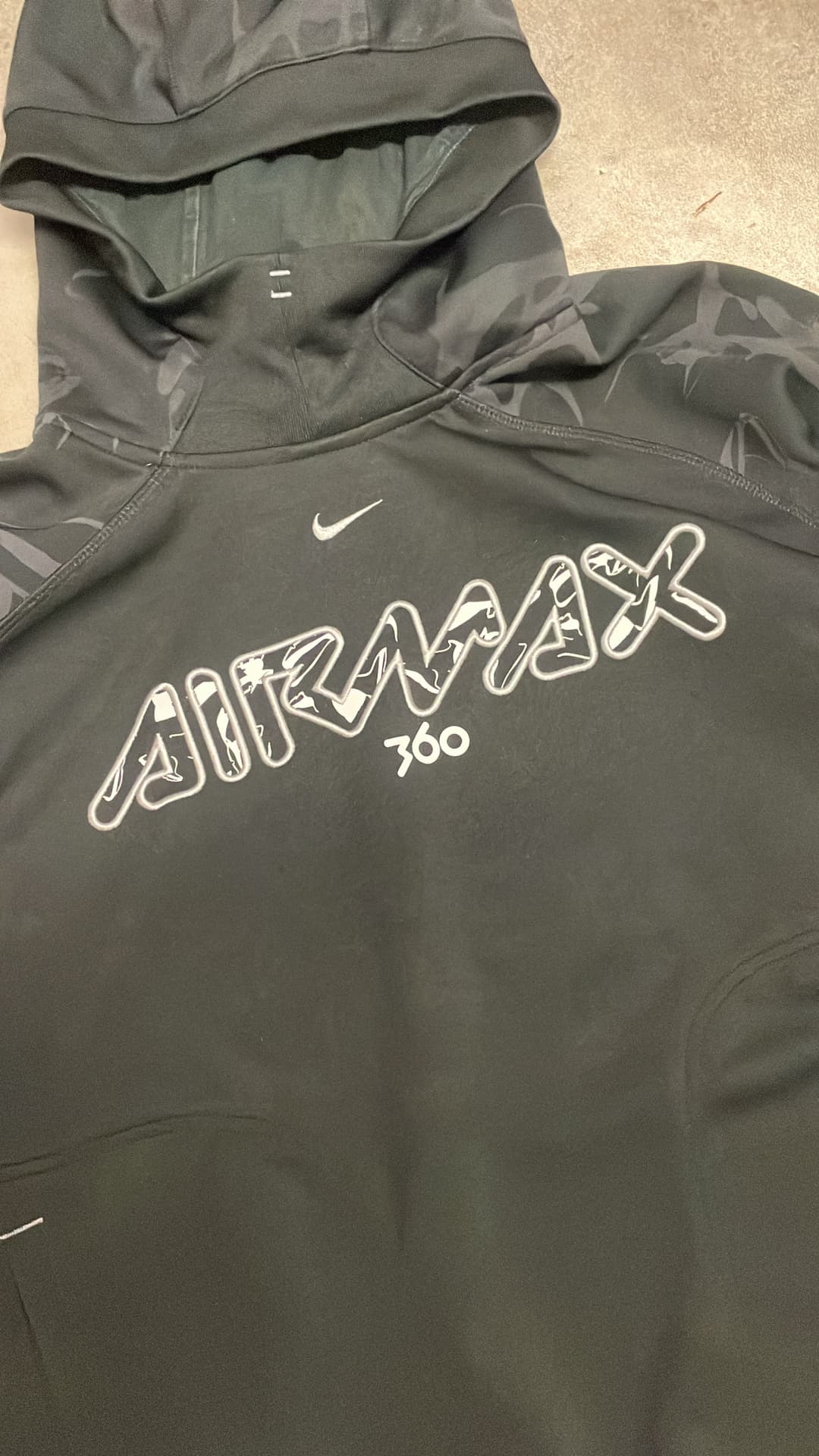 Nike Airmax 360 Hoodie Black/White — 3