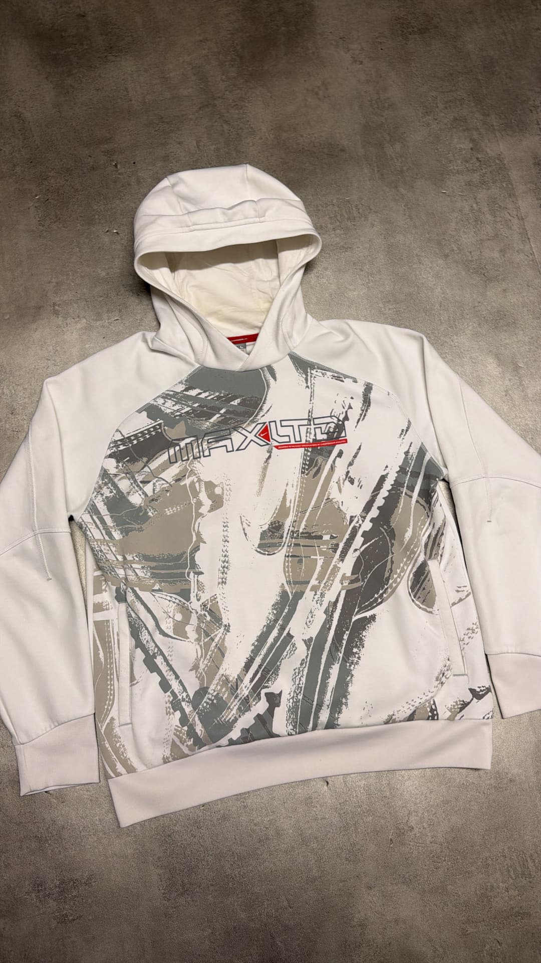 Nike Airmax LTD Hoodie White/Grey — 2
