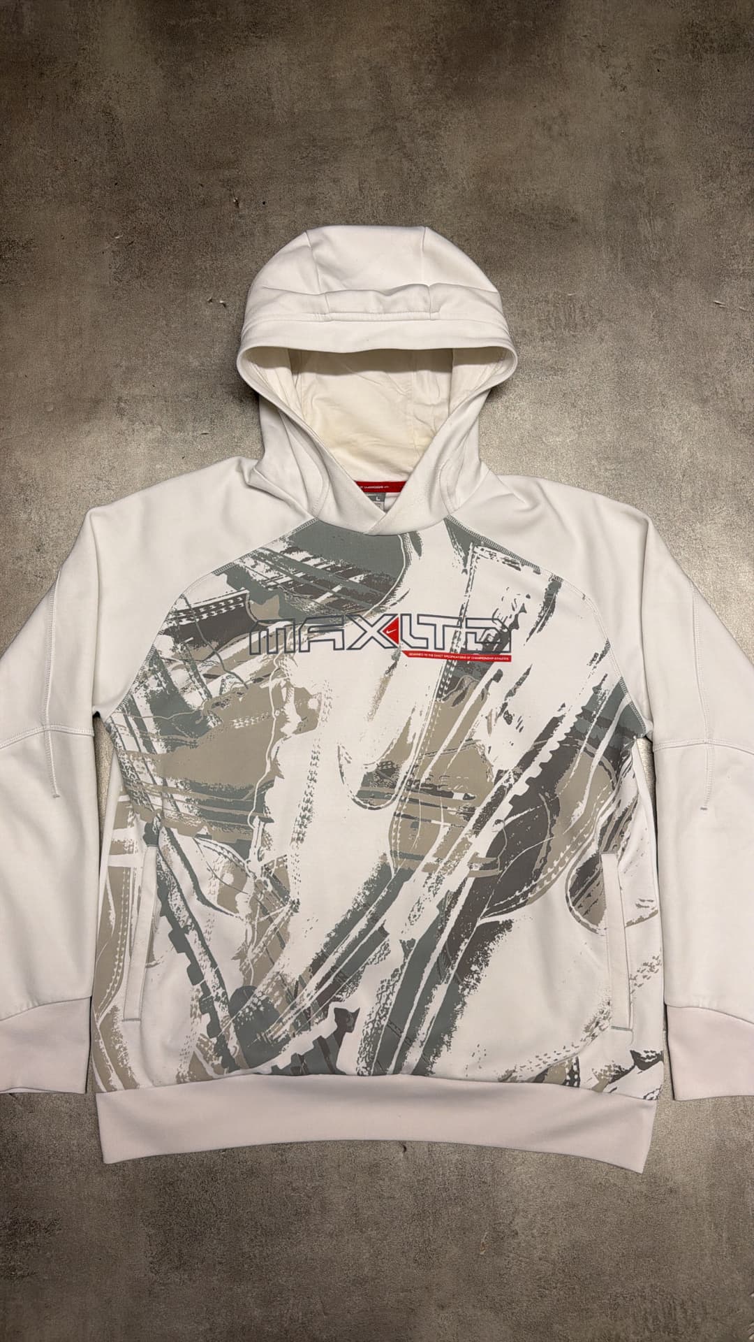 Nike Airmax LTD Hoodie White/Grey — 3
