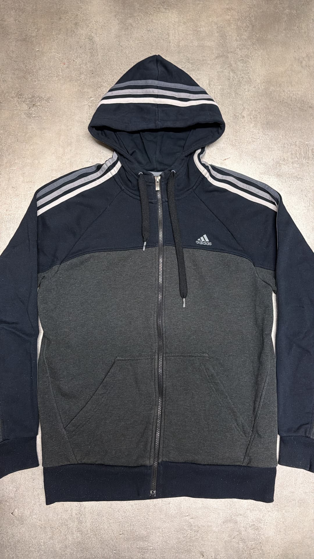 Adidas PE Zip-Up Black/Grey — 2