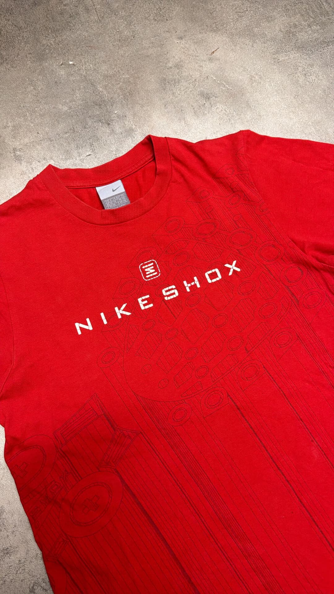 Nike Shox T-Shirt Red/White — 4