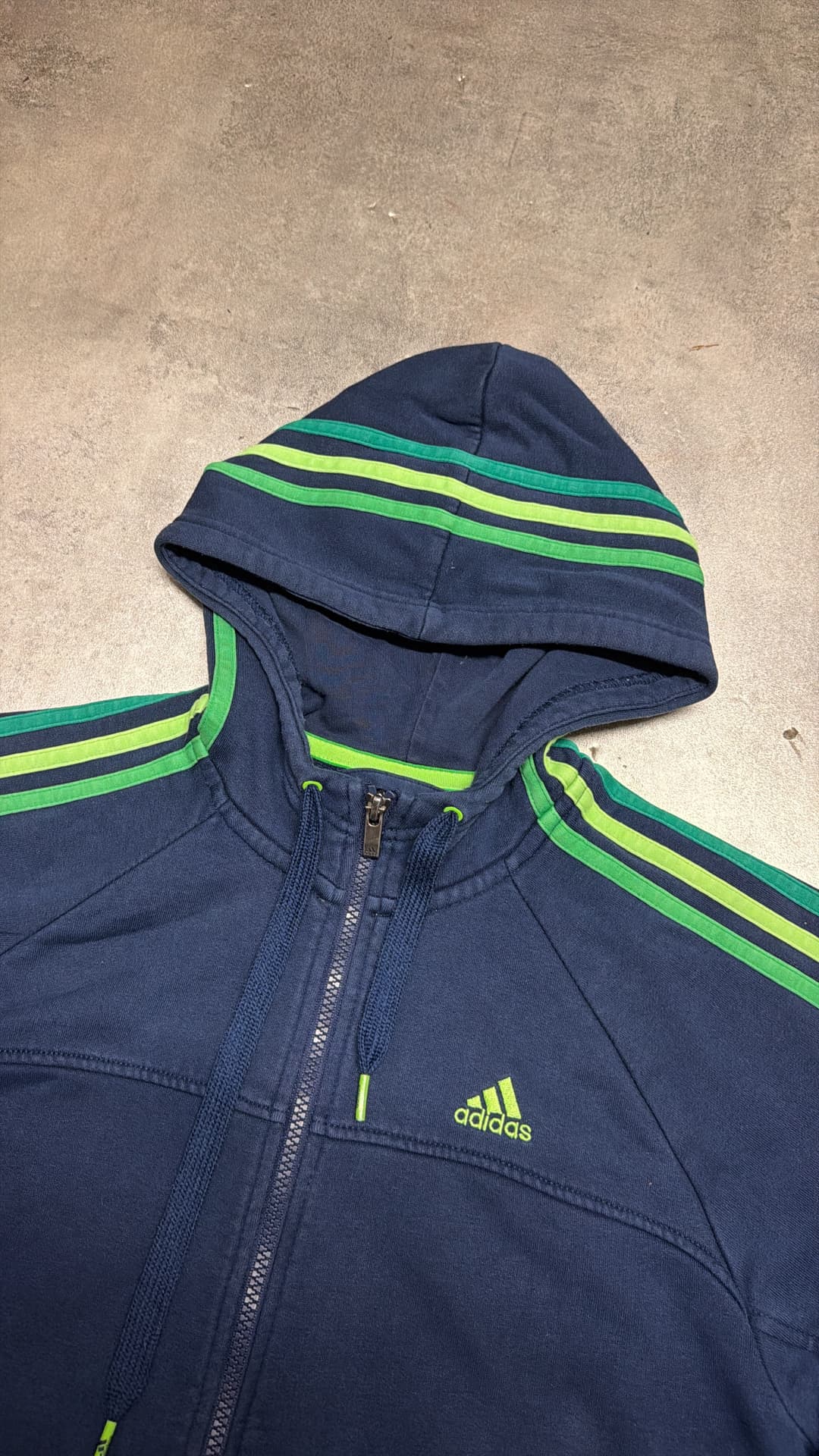 Adidas PE Zip-Up Navy — 3