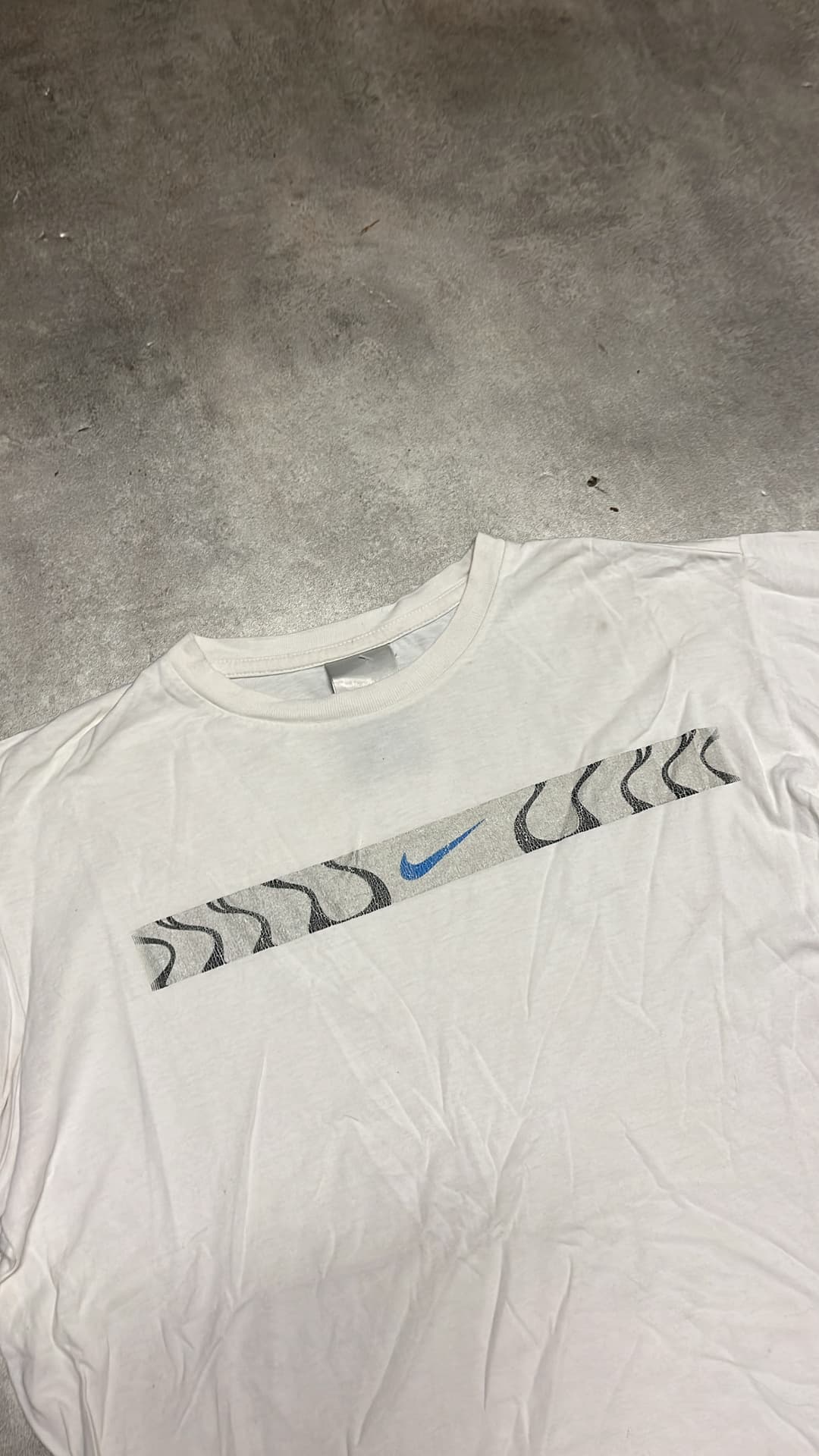 Nike Tn T-Shirt White/Blue — 3