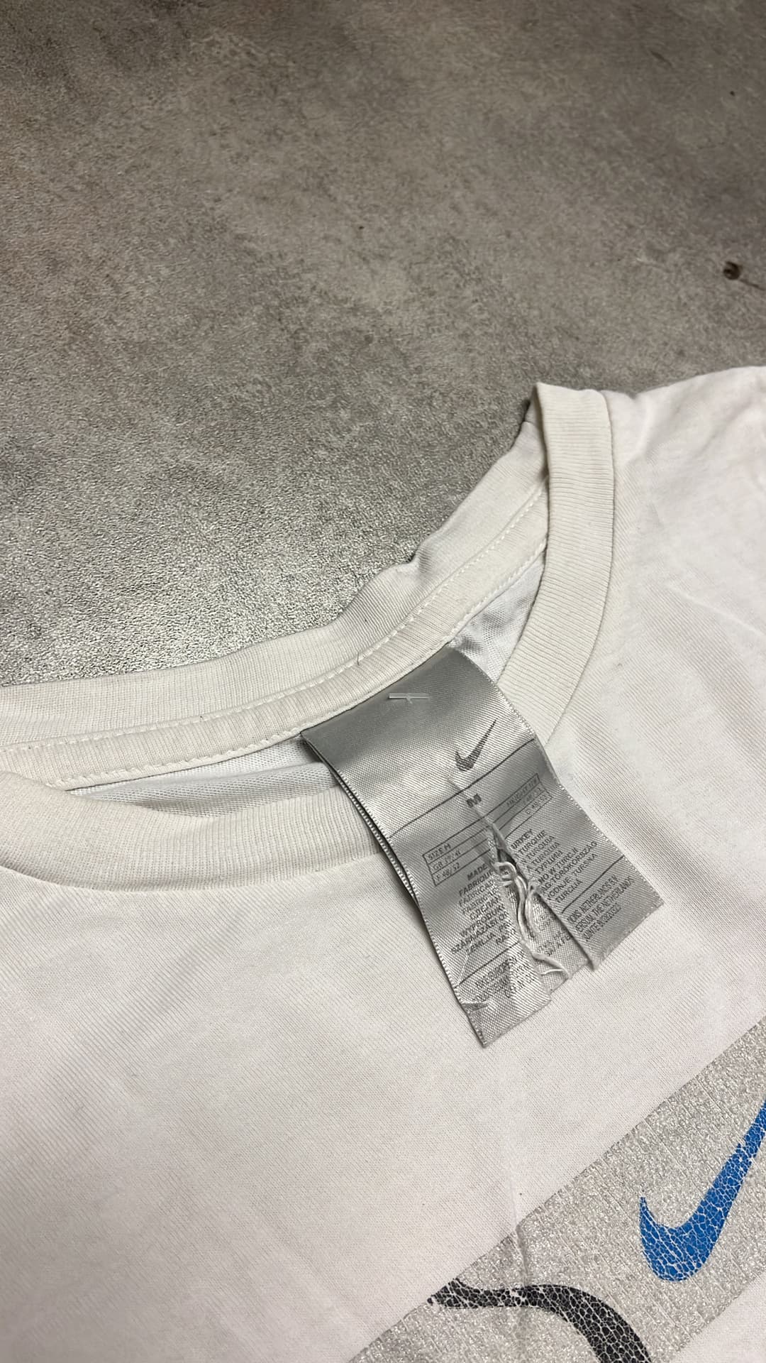 Nike Tn T-Shirt White/Blue — 4