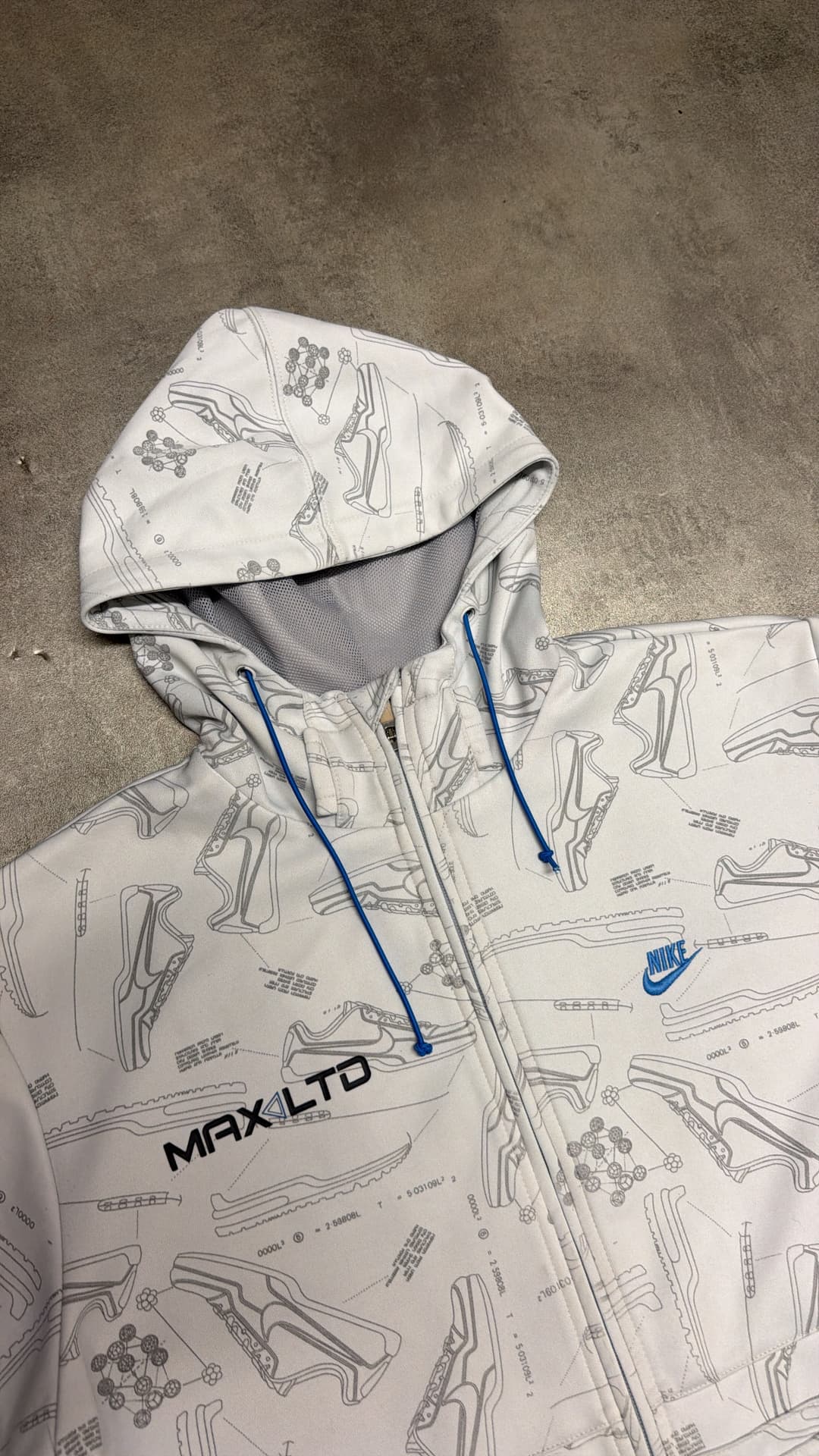 Nike Airmax LTD Zip-Up White/Grey — 4