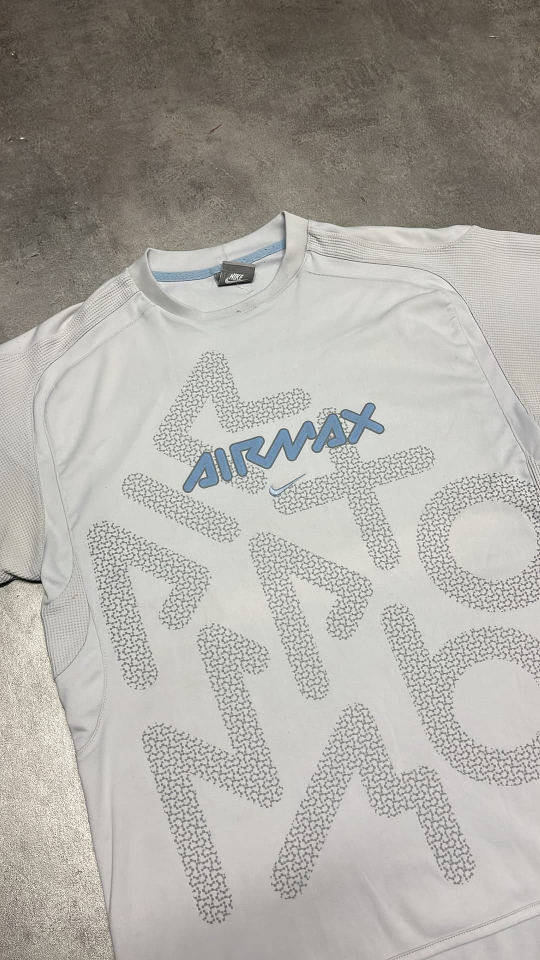 Nike Airmax 360 T-Shirt White/Light-Blue — 4
