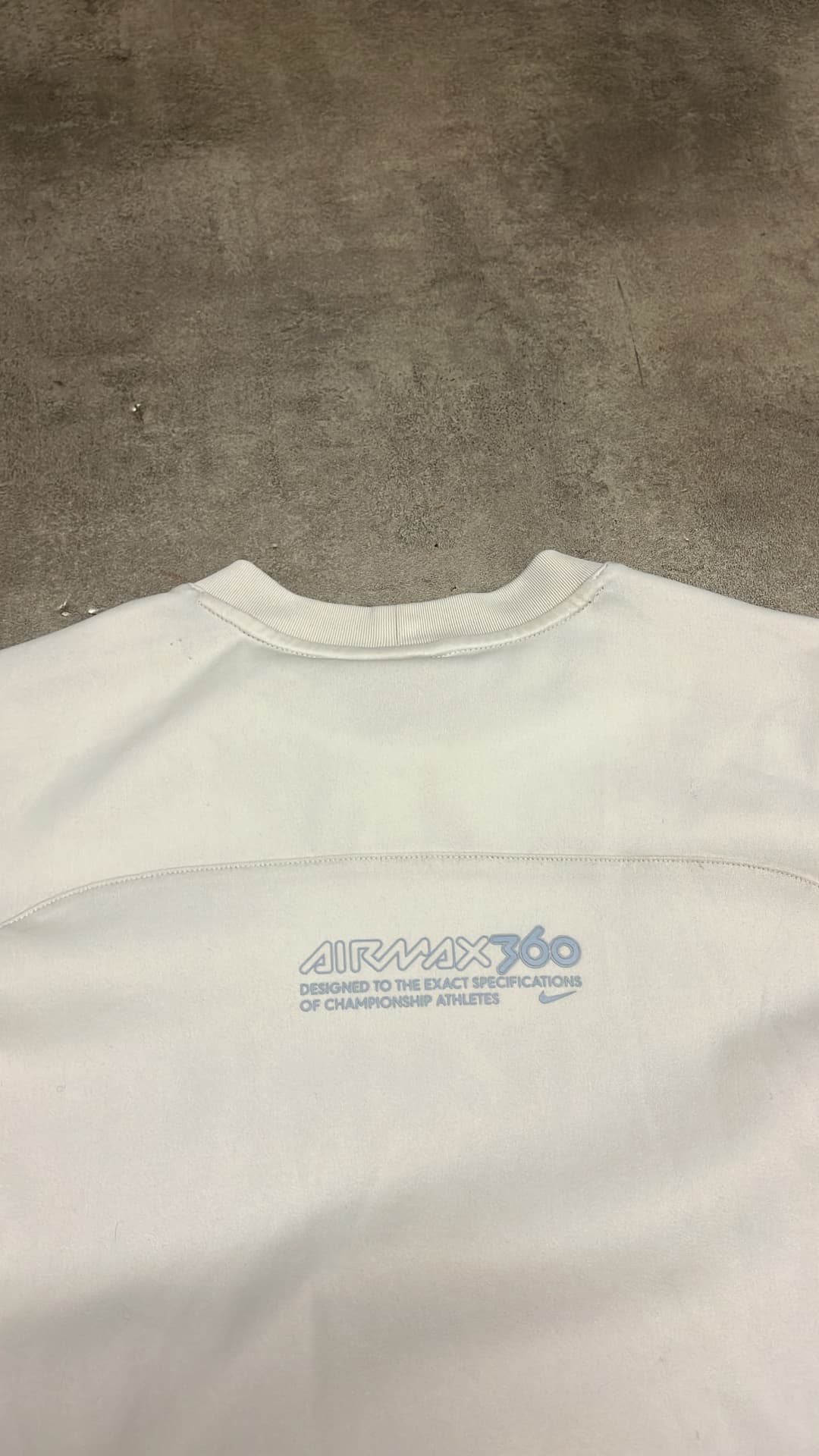 Nike Airmax 360 T-Shirt White/Light-Blue — 6